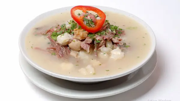 Pecan caldo o caldo de cabeza