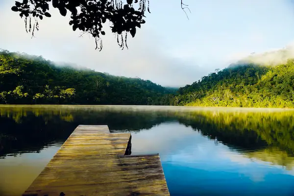 Laguna Azul en San Martín