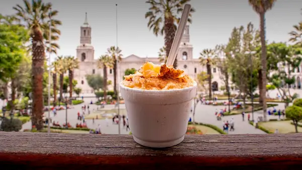Queso helado arequipeño postres típicos de la sierra peruana